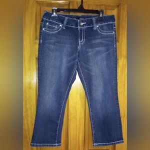 Maurices Blue Ankle Cropped Jeans Classic Style